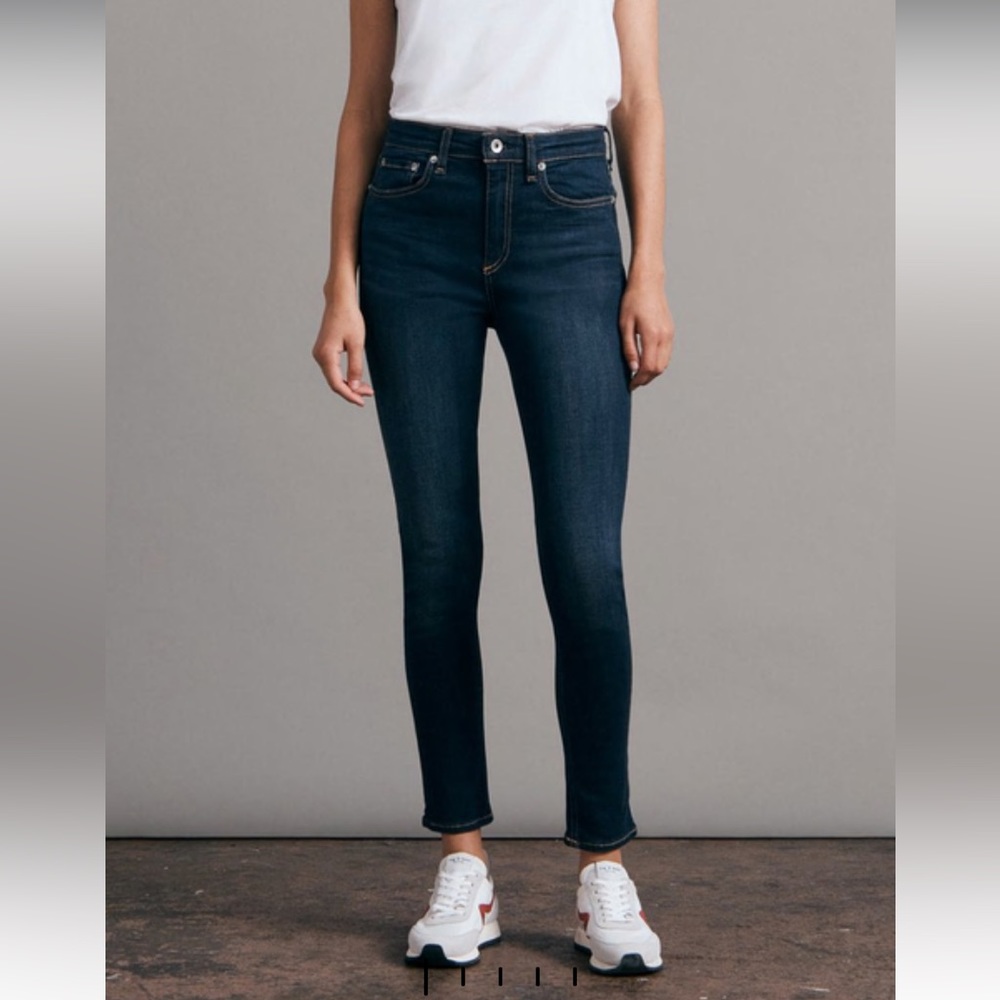 Rag & Bone Nina High Rise Skinny Blue Jeans Size 26